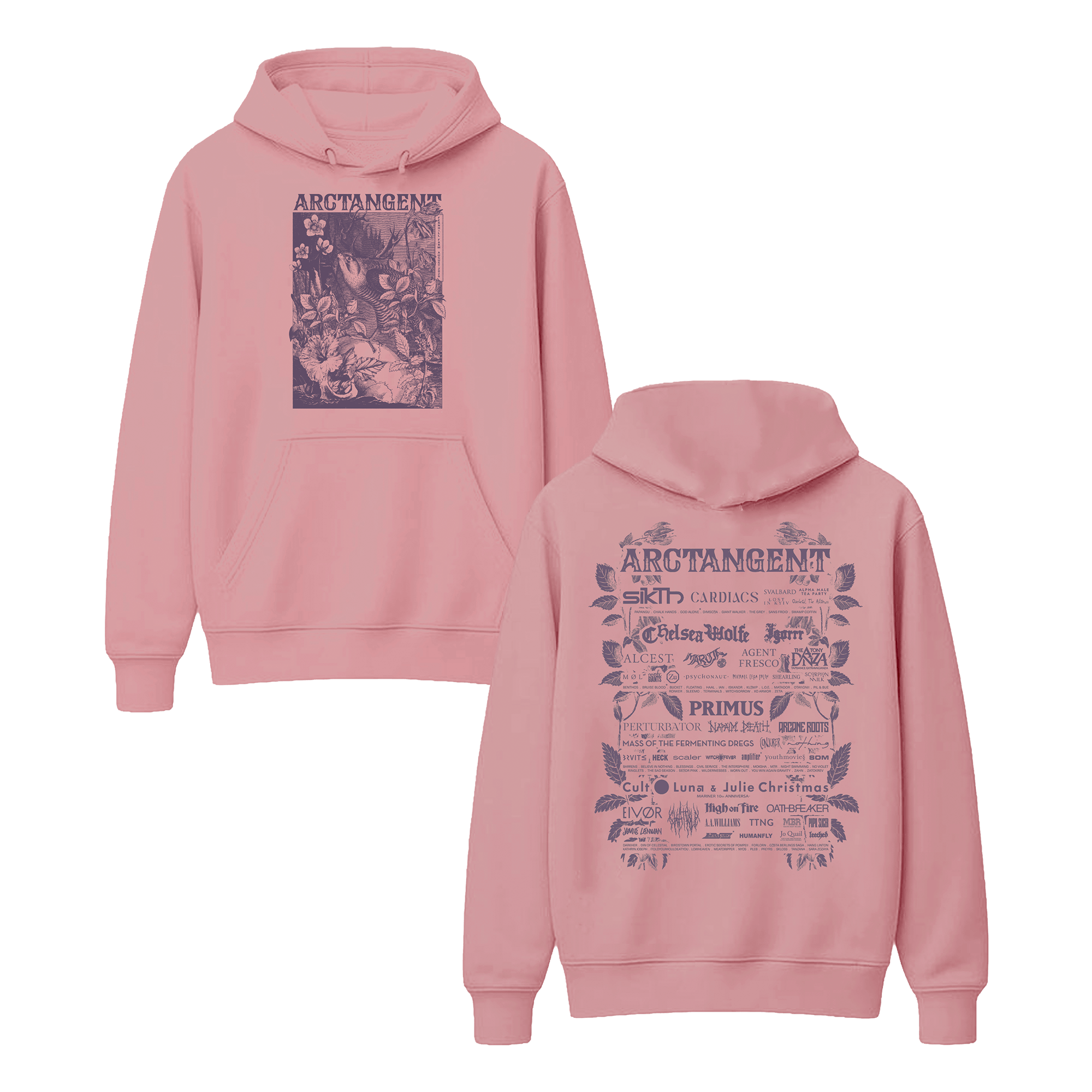 2026 Lineup Hoodie - Pink
