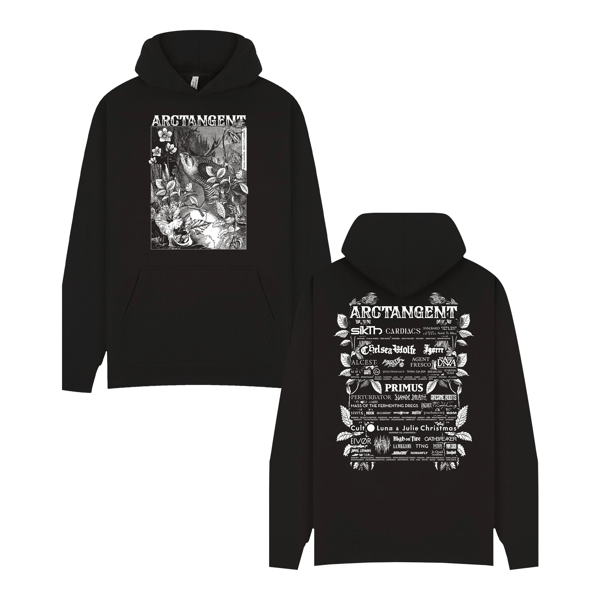 2026 Lineup Hoodie - Black