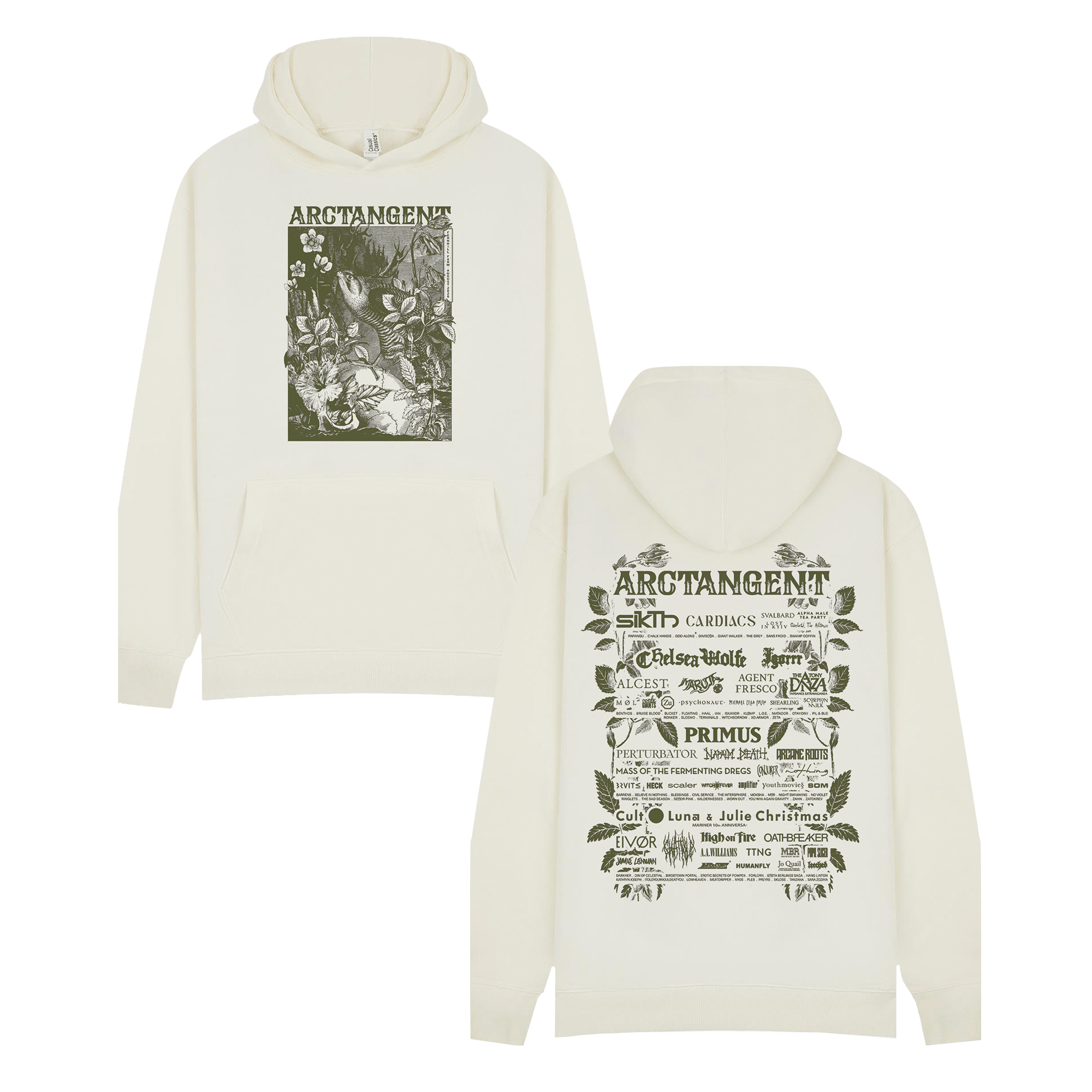 2026 Lineup Hoodie - Ecru
