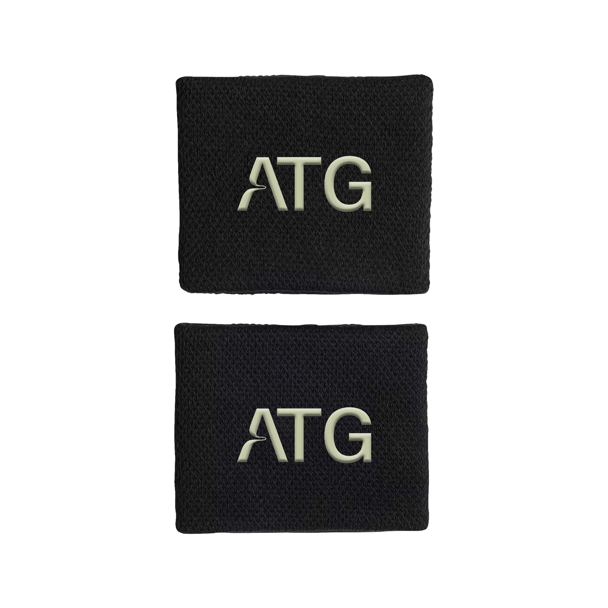 Two Logo Sweatbands - Black