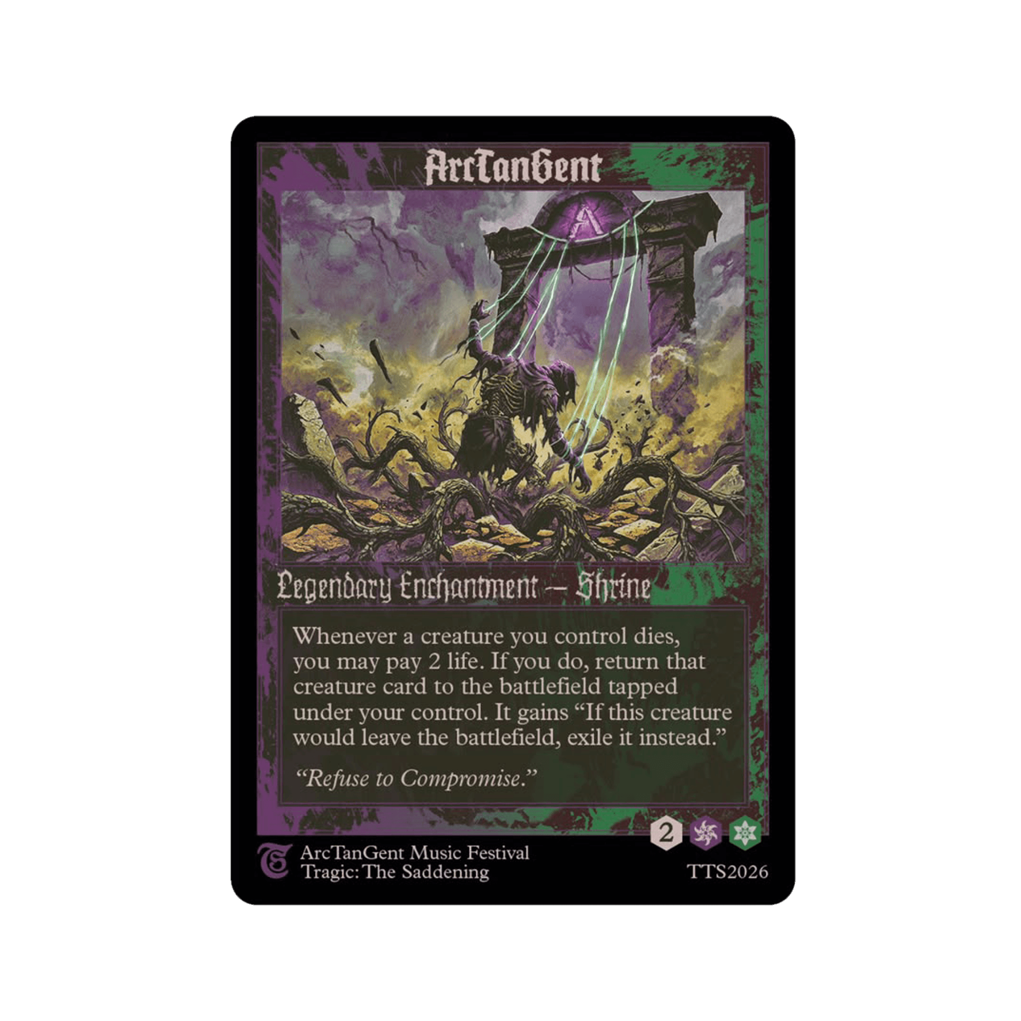 ATG 26 Tragic The Saddening Card